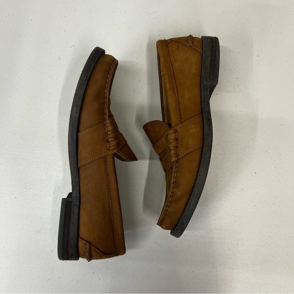 Ralph Lauren‎ Tan Suede Kennith Slip On Loafers Size 8.5D
